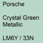 Preview: Porsche, Crystal Green Metallic, LM6Y / 33N.